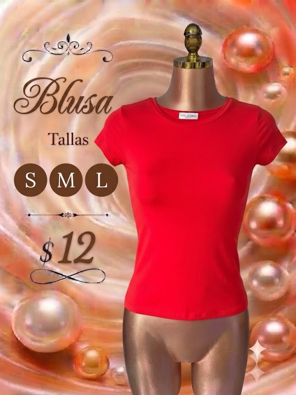 Basic Red Women’s Tee M/L